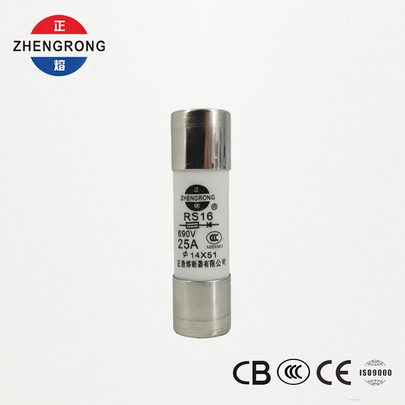 Fusibile ad alta capacità di interruzione RS16 da 14 * 51 mm 500 V 25 A