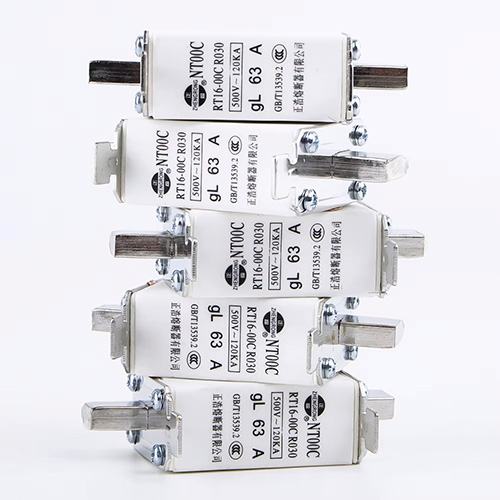 Coltello fusibile AC NT00C a bassa tensione all'ingrosso personalizzato Lama piccola ad alta capacità di rottura Rame 100A CE