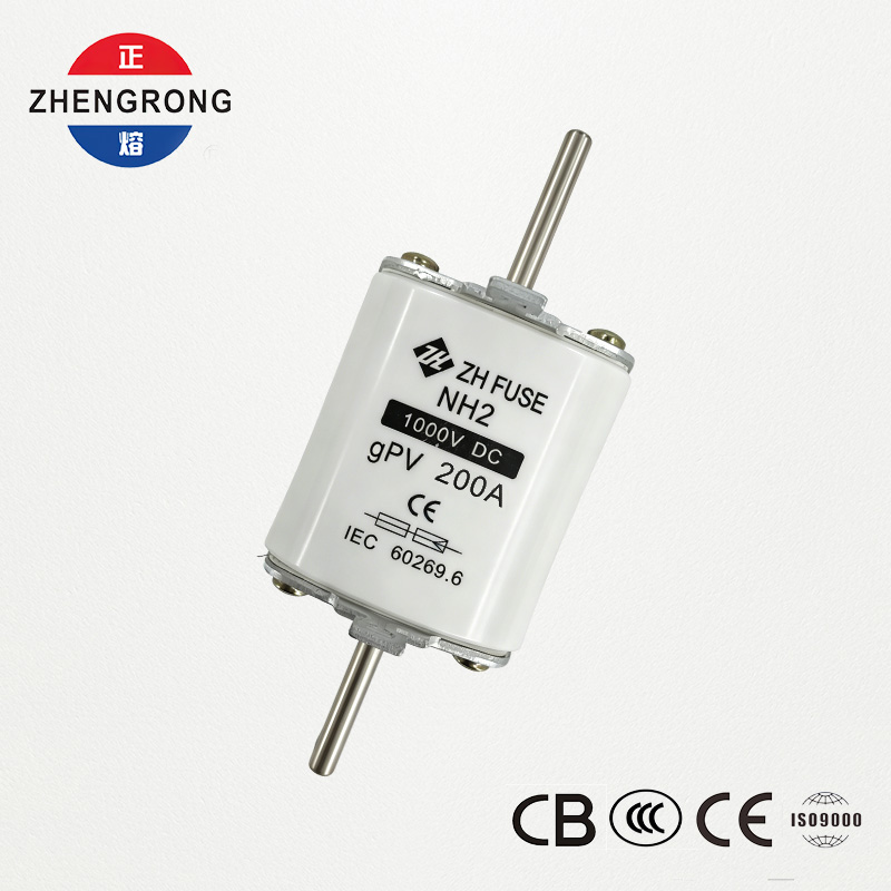 Fusibile fotovoltaico NH2 200 A 1000 V CC gPV - Certificato IEC 60269.6