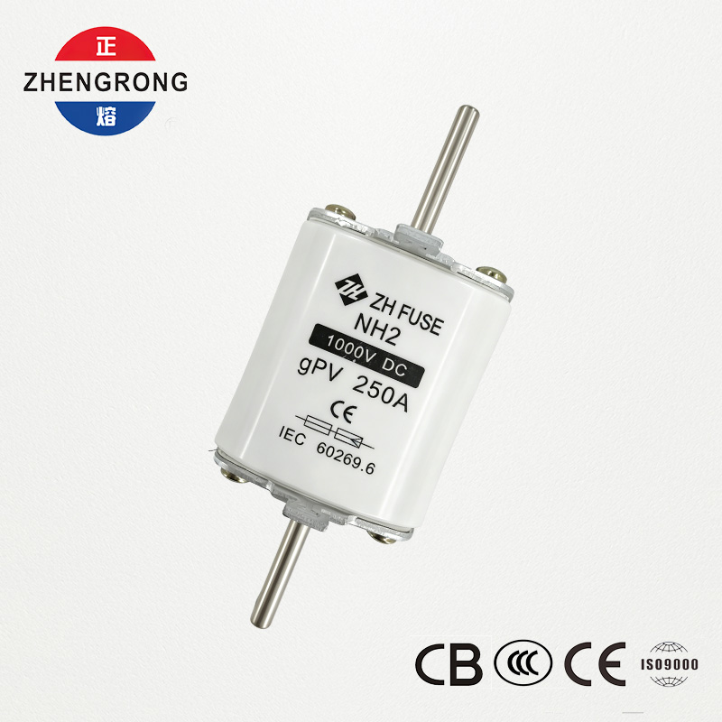Fusibile fotovoltaico NH2 250 A 1000 V CC gPV - Certificato IEC 60269.6