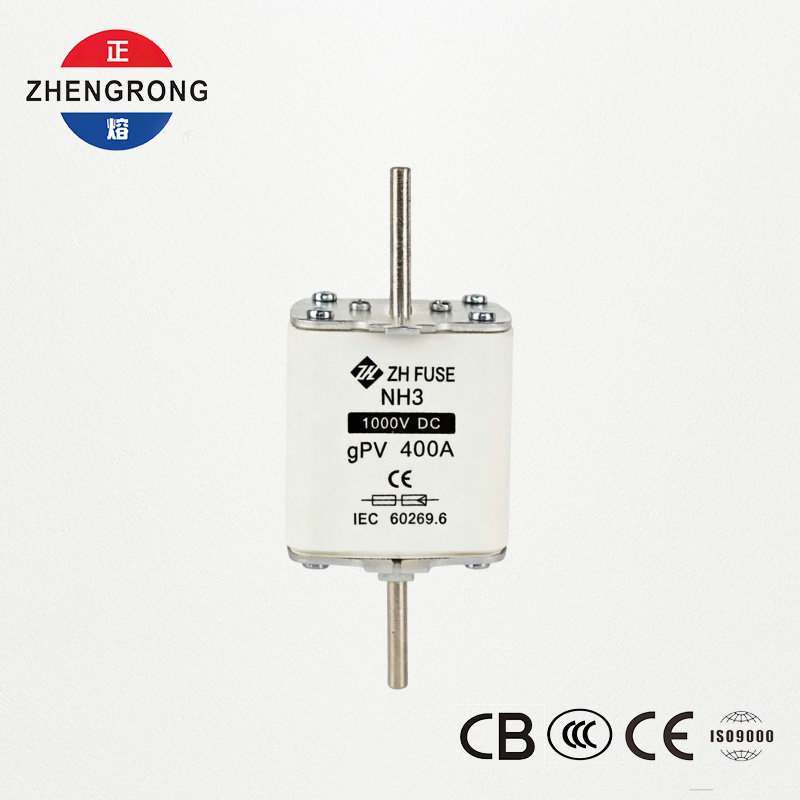Fusibile NH3 1000 V CC 400 A gPV per impianti solari fotovoltaici