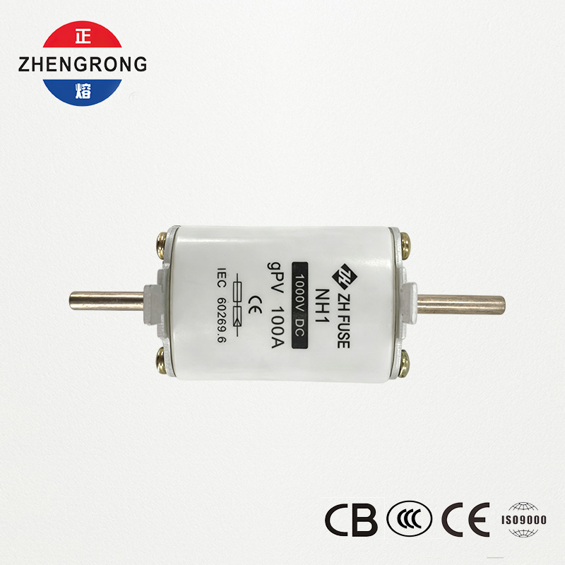 Fusibile CC PV NH1 100A 1000V | Approvato CE e IEC 60269.6 per i pannelli solari