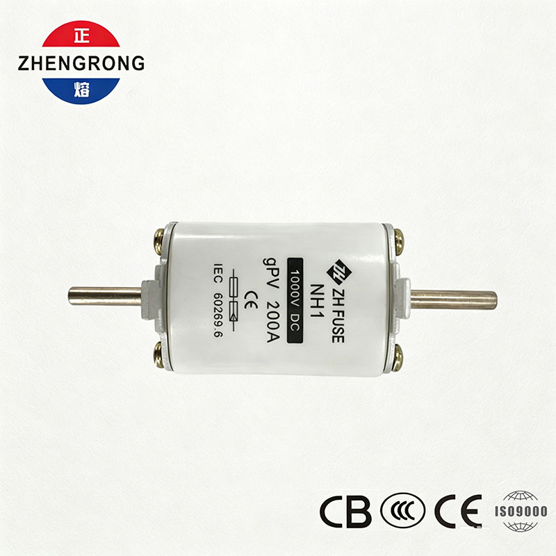 Fusibile CC PV NH1 200 A 1000 V | Approvato CE e IEC 60269.6 per i pannelli solari