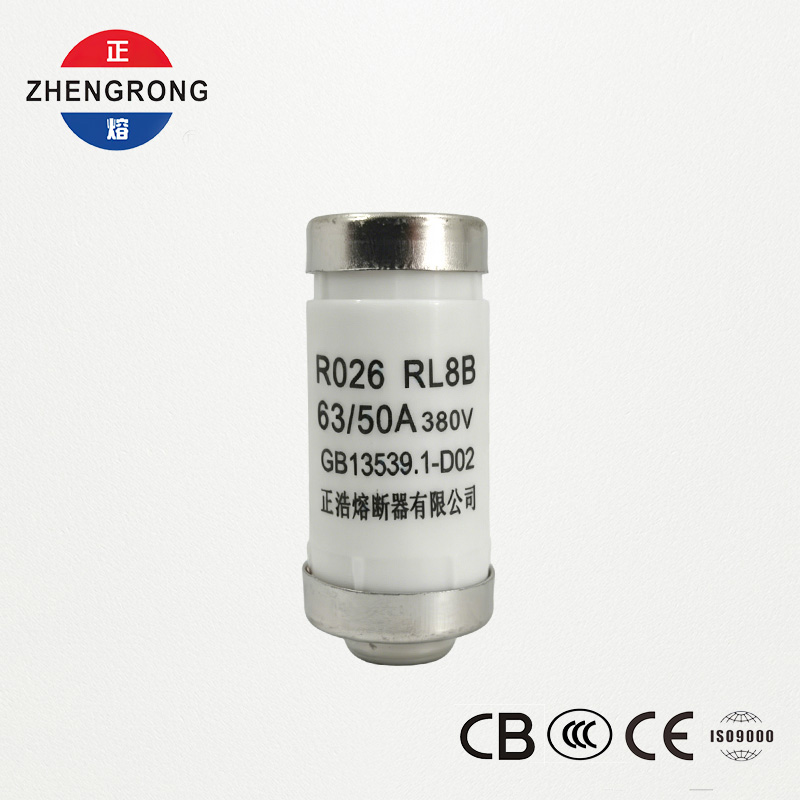 Fusibile industriale R026 RL8B 63A 380V D02