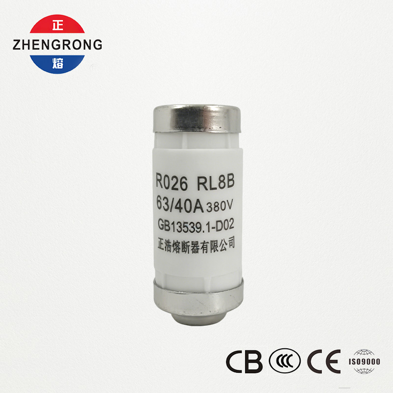 Fusibile cilindrico RL8B R026 40A 380V D02