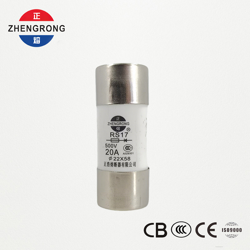 Fusibile cilindrico ad azione rapida RS17 20A 500V | 22*58 mm | Certificato CCC