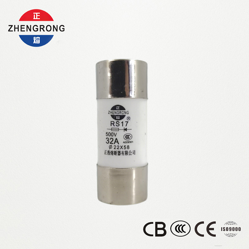 Fusibile cilindrico ad azione rapida RS17 32A 500V | 22*58 mm | Certificato CCC