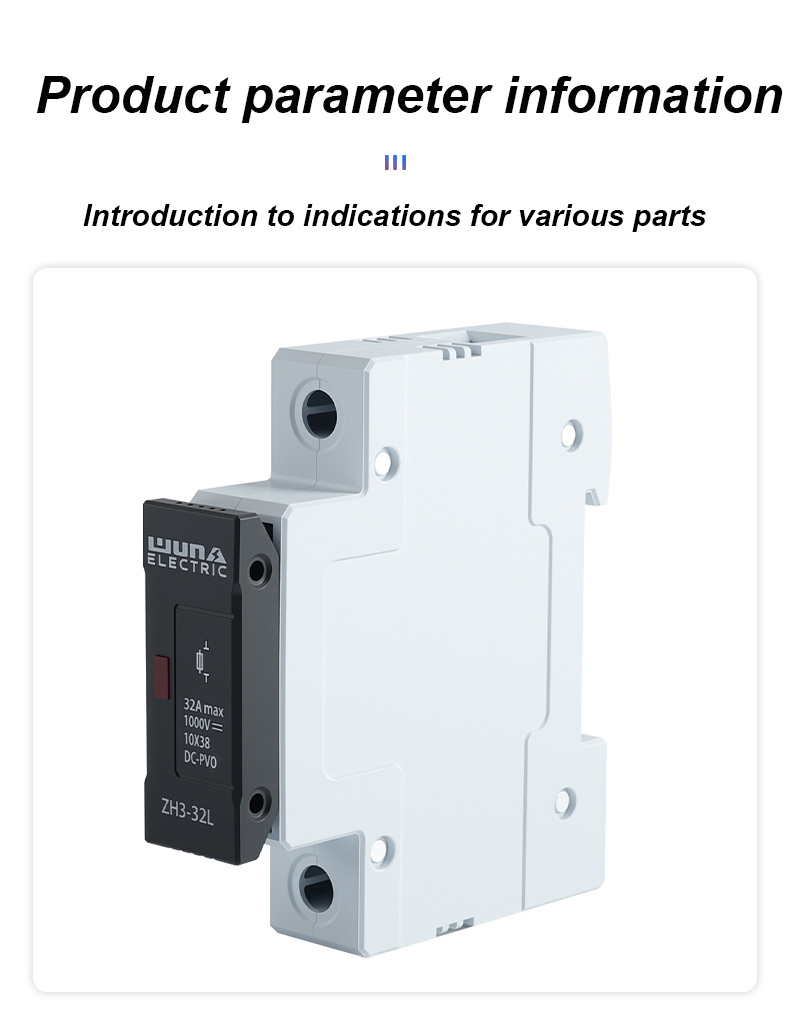 Portafusibile ZH32L CC 1000 V