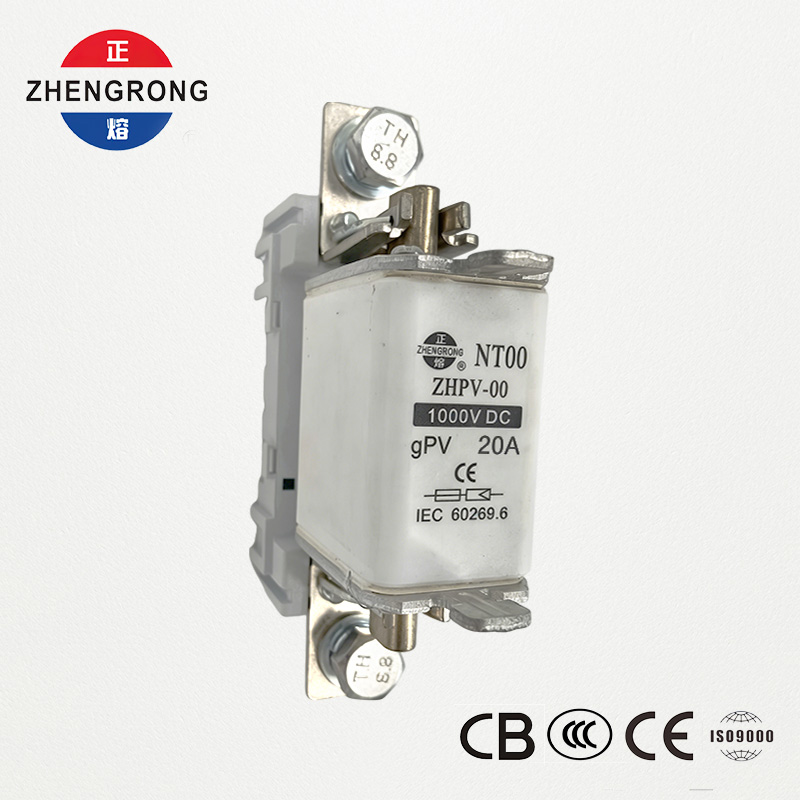 Fusibile di protezione fotovoltaica ZHPV-00 20 A 1000 V CC - Certificato CE
